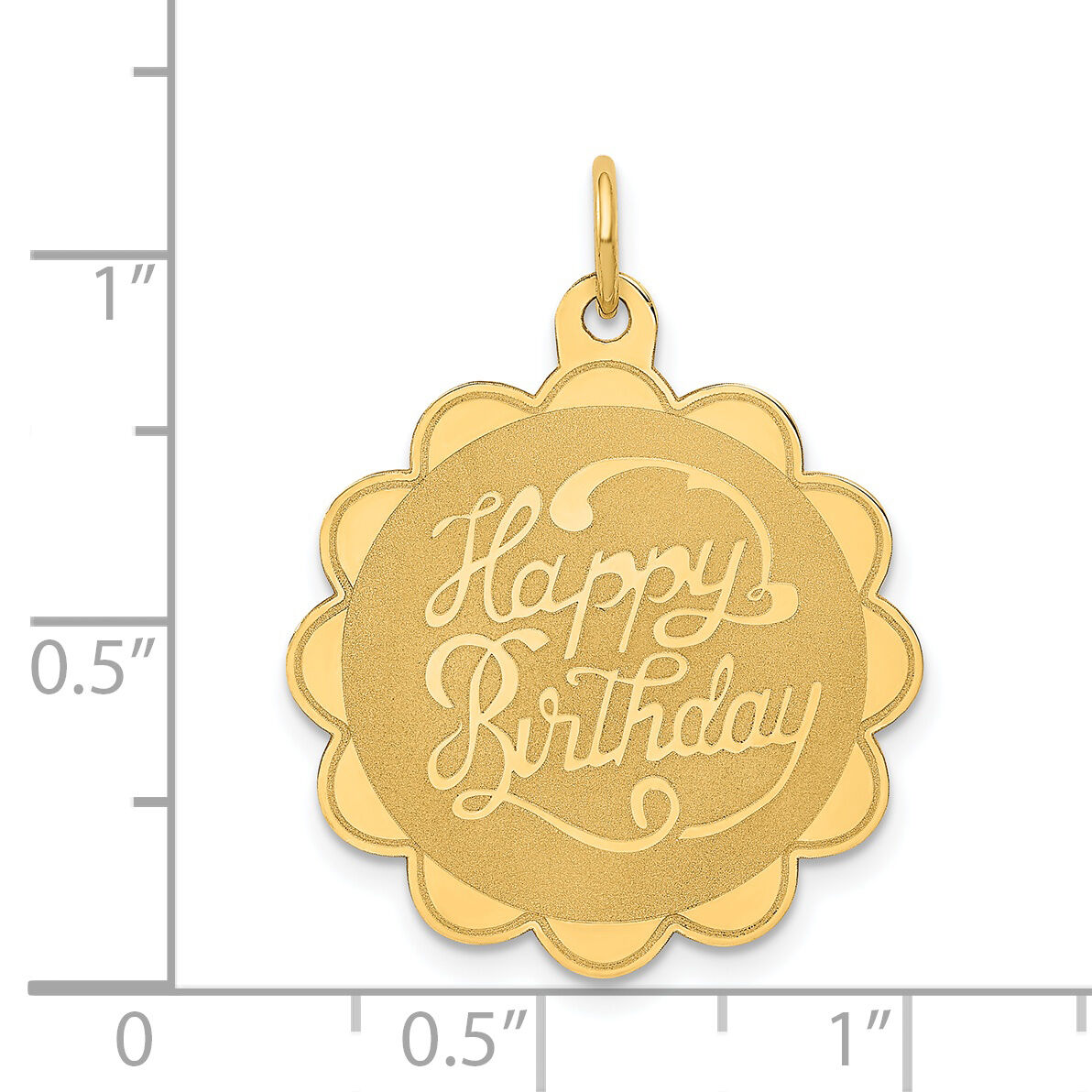 14K HAPPY BIRTHDAY Charm-XAC761