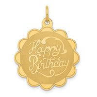 14K HAPPY BIRTHDAY Charm-XAC761