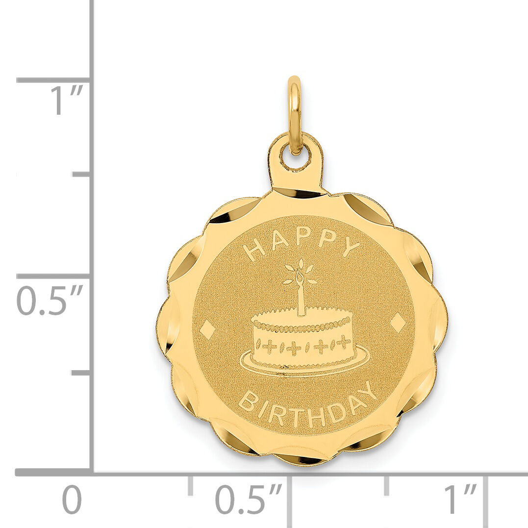14K HAPPY BIRTHDAY Charm-XAC762
