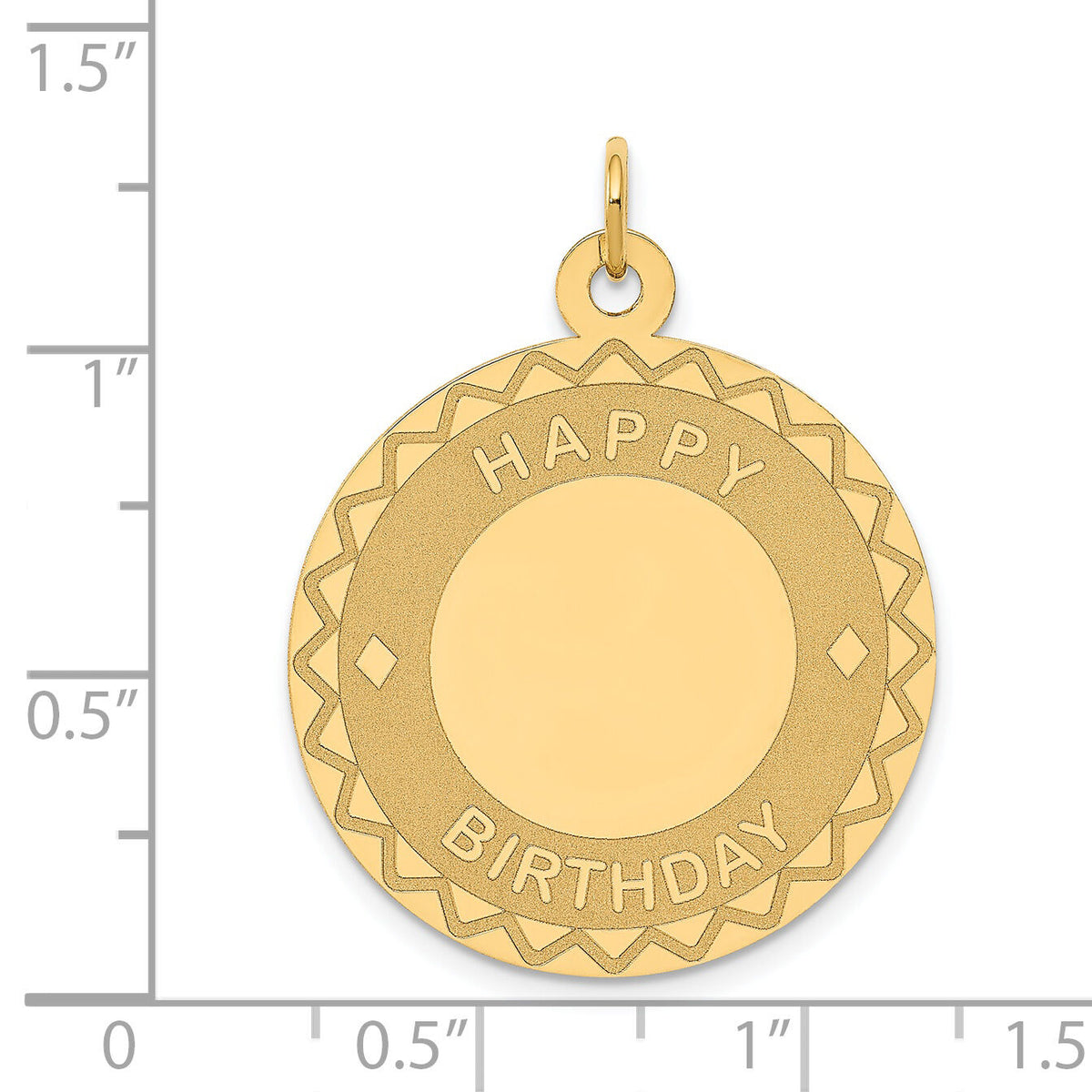 14K HAPPY BIRTHDAY Charm-XAC772