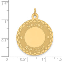 14K HAPPY BIRTHDAY Charm-XAC772