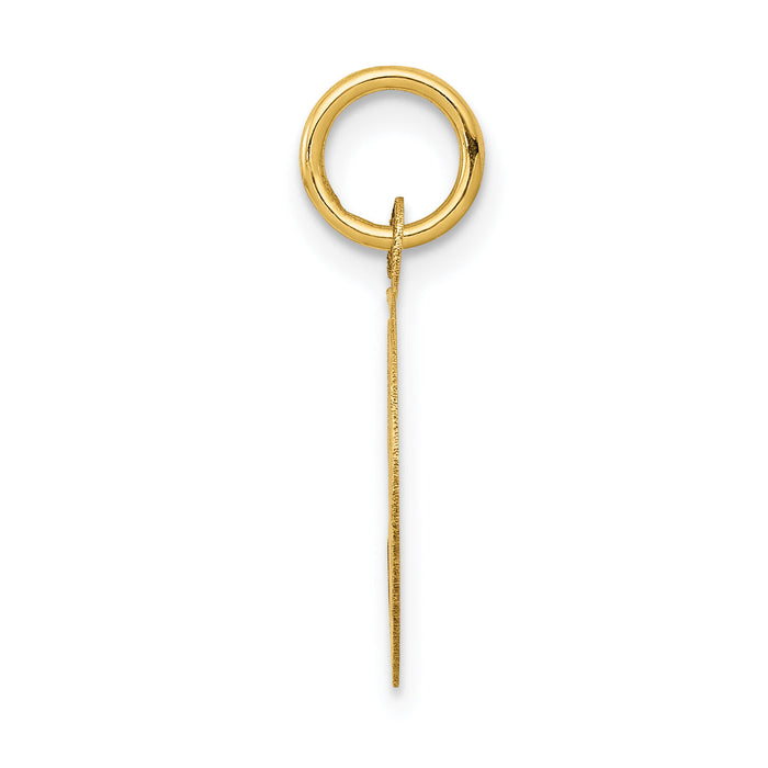 14k HAPPY BIRTHDAY Disc Charm-XAC8