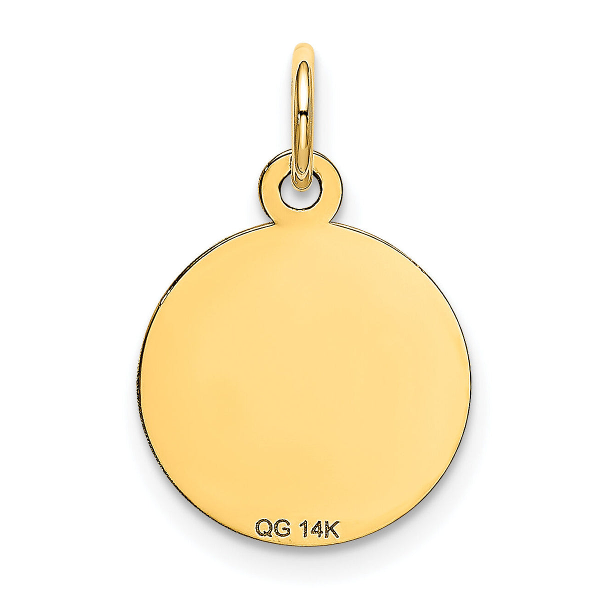 14k HAPPY BIRTHDAY Disc Charm-XAC8