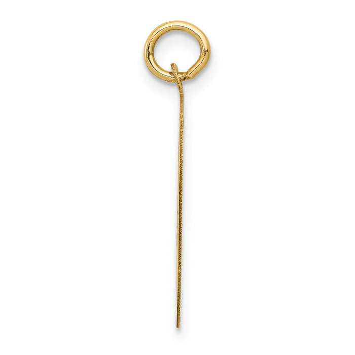 14k Chihuahua Disc Charm-XAC866