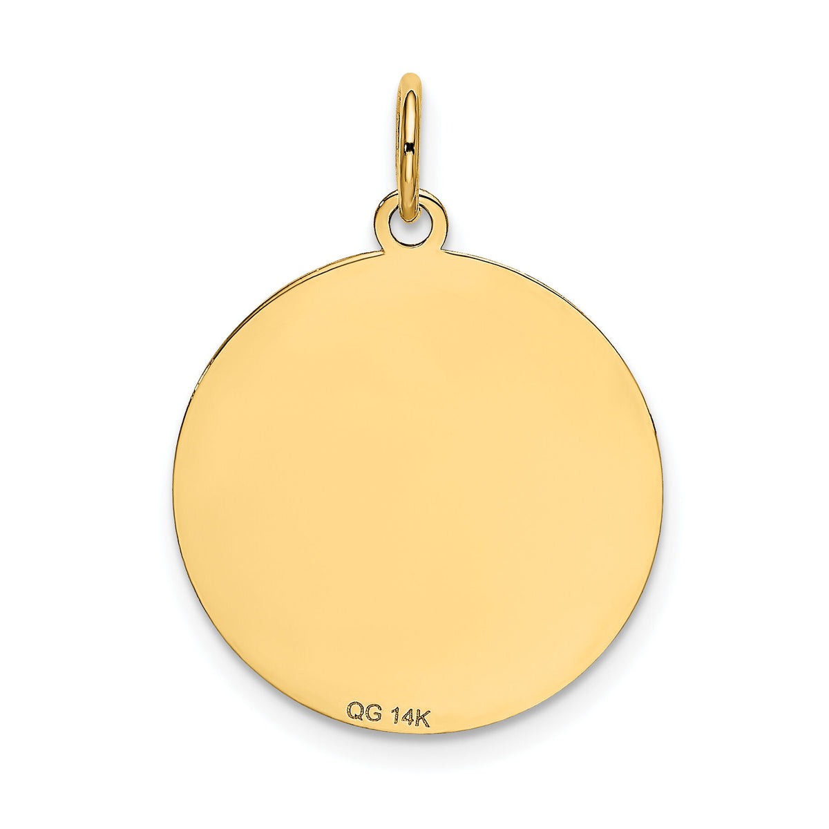 14k Chihuahua Disc Charm-XAC866