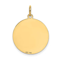 14k Chihuahua Disc Charm-XAC866