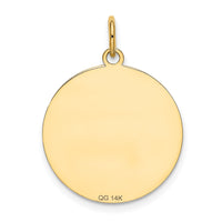14k Labrador Retriever Disc Charm-XAC870