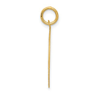 14k Pug Disc Charm-XAC874