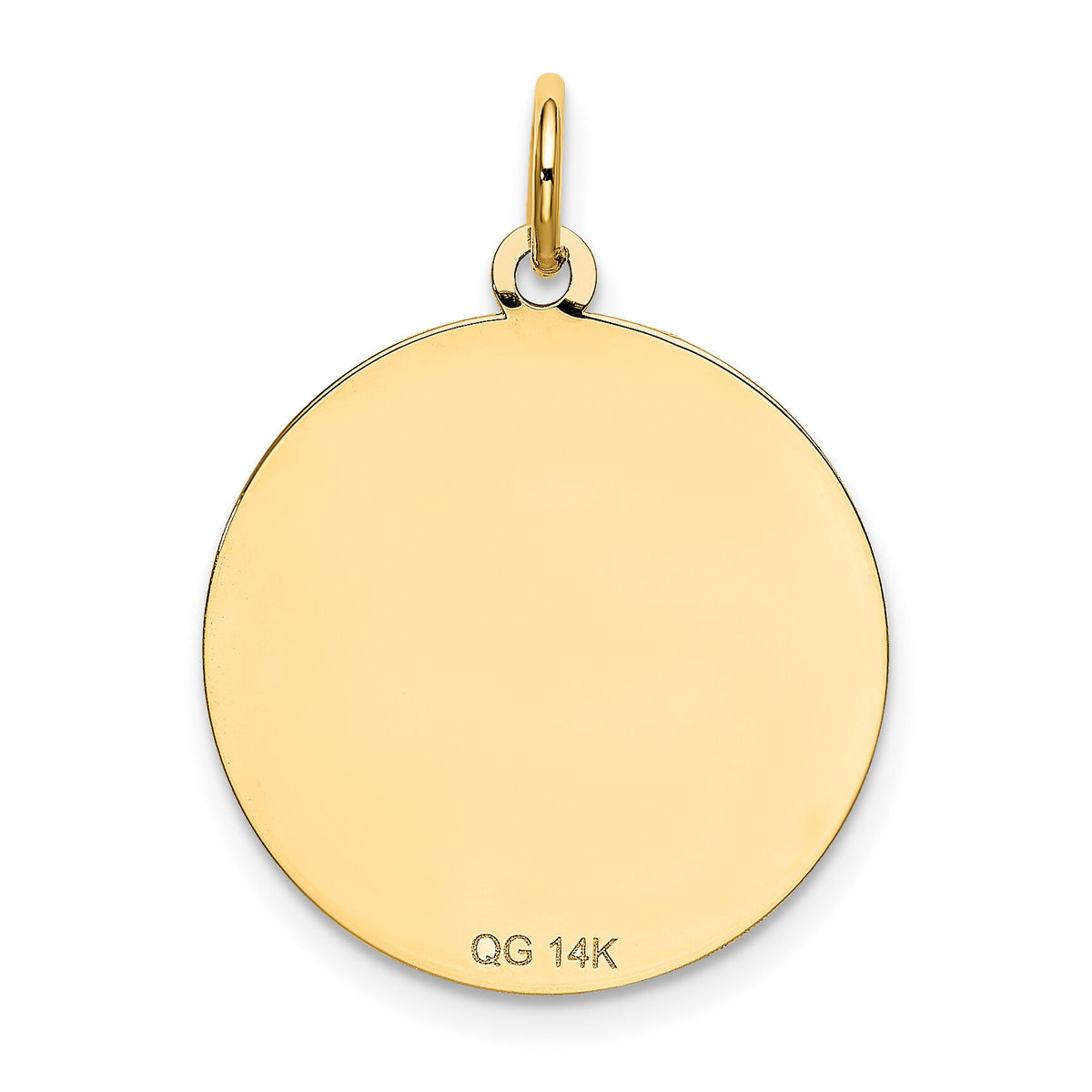 14k Shih Tzu Disc Charm-XAC878