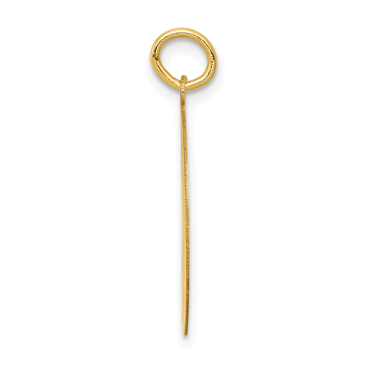 14k Siberian Husky Disc Charm-XAC879