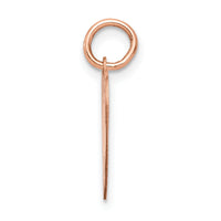 14k Rose Gold Holy Communion Heart Charm-XAC888