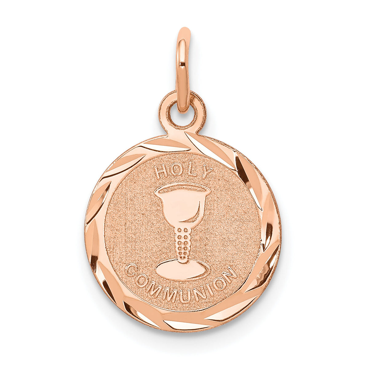 14k Rose-Gold Holy Communion Charm-XAC889