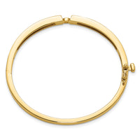14k Hinged Bangle Bracelet Mounting-XB203