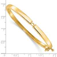 14k Hinged Bangle Bracelet Mounting-XB203