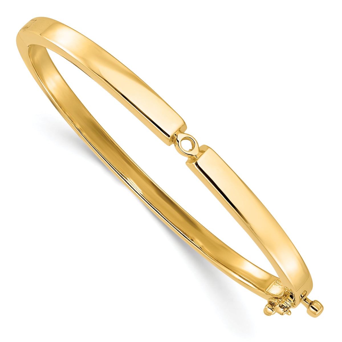 14k Hinged Bangle Bracelet Mounting-XB203