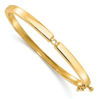 14k Hinged Bangle Bracelet Mounting-XB203