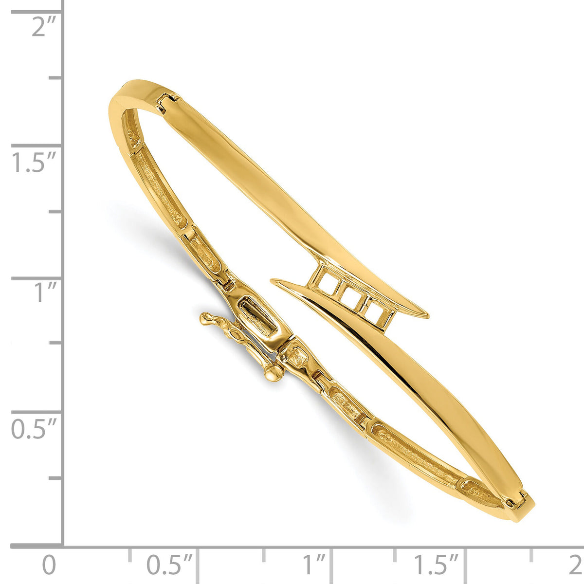 14k Hinged Bracelet Mounting-XB224