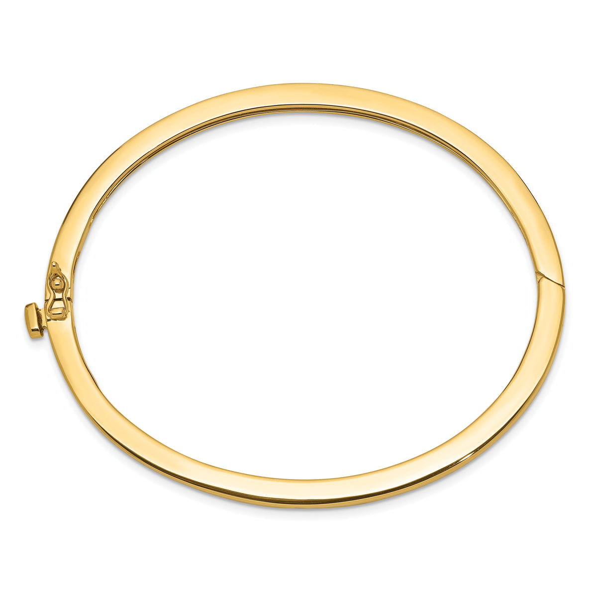 14k 2.5mm Polished Solid Hinged Bangle-XB246