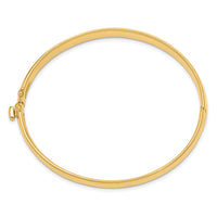 14k 6.4mm Polished Solid Hinged Bangle-XB253