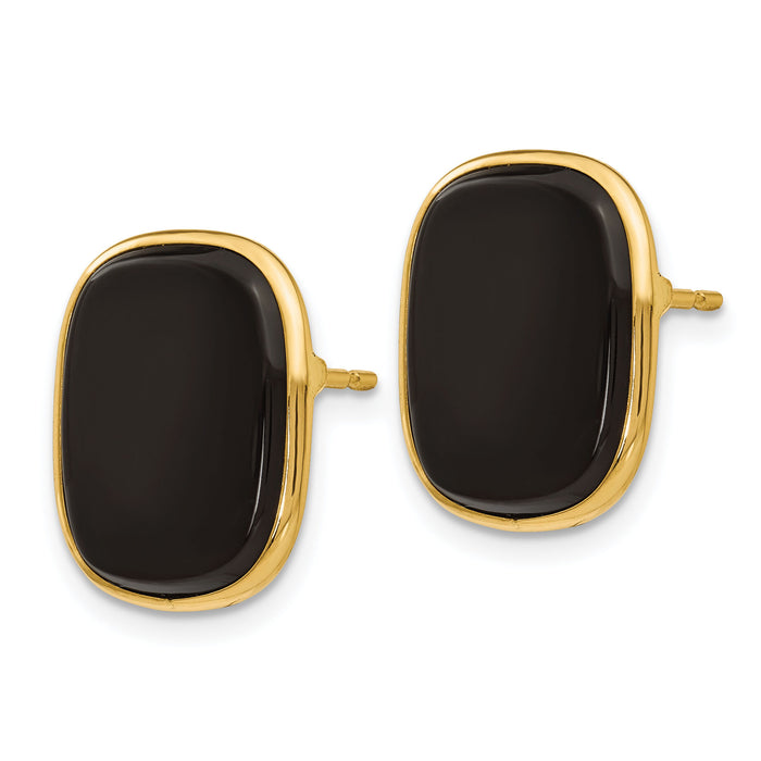 14k Black Onyx Earrings-XB26