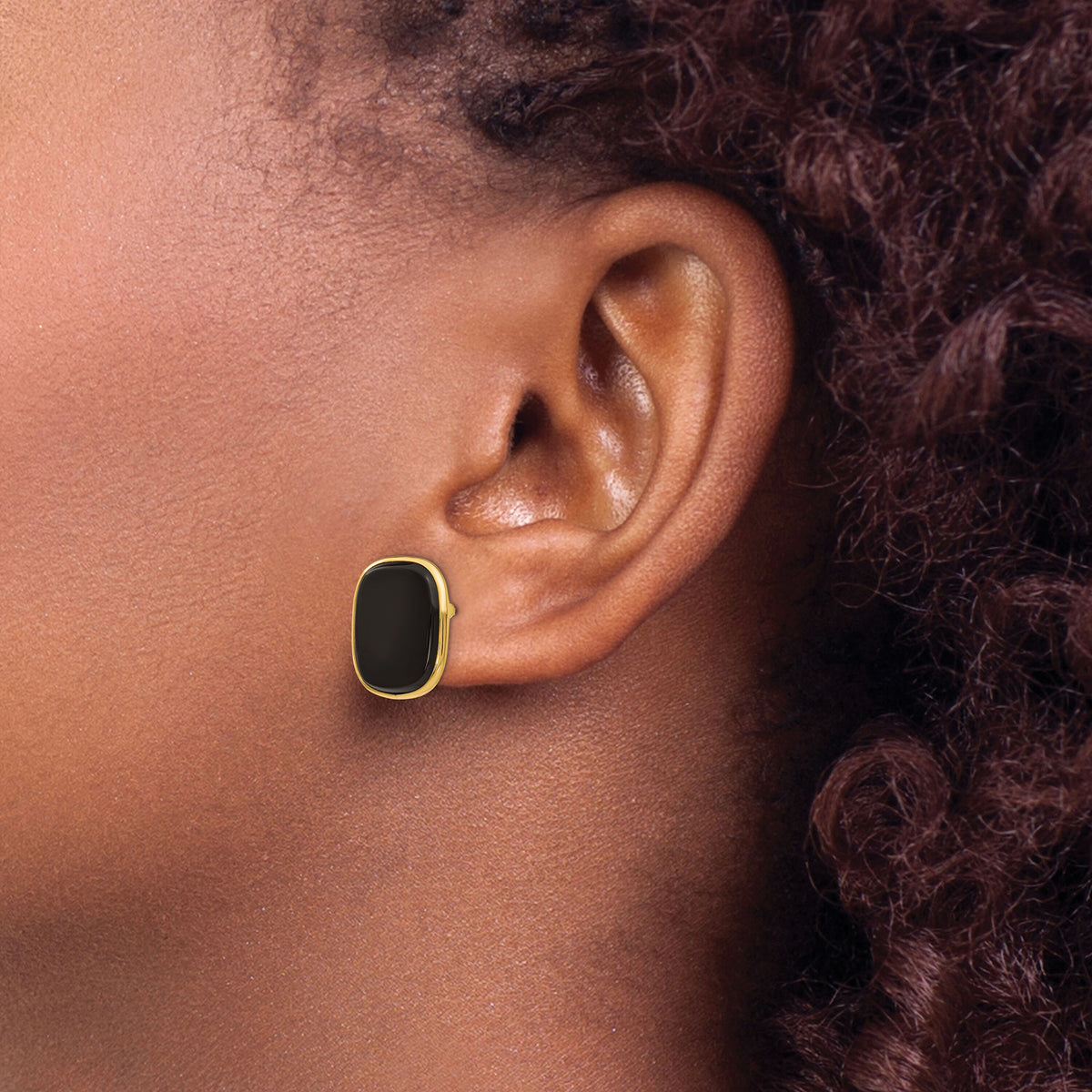 14k Black Onyx Earrings-XB26