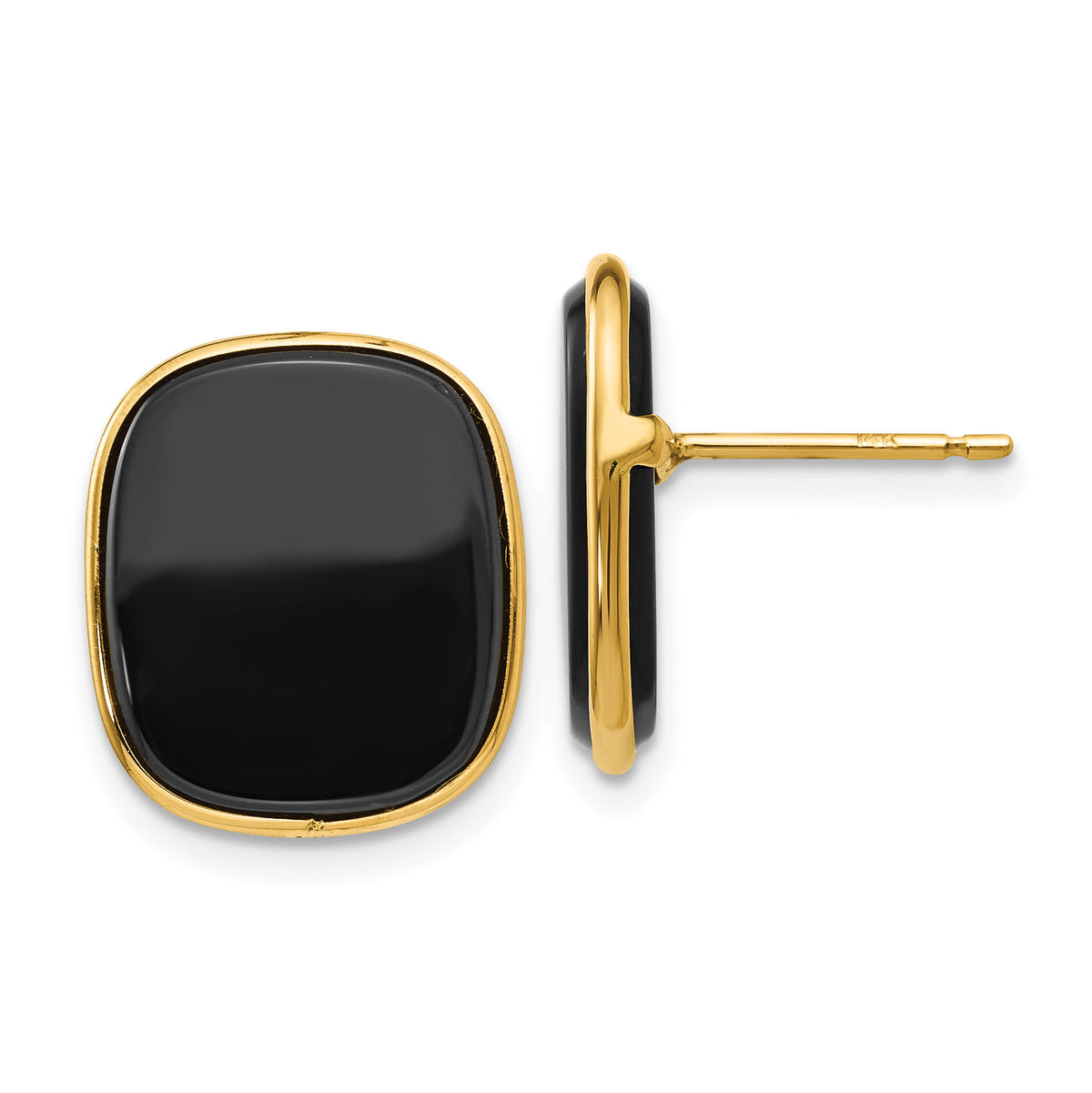 14k Black Onyx Earrings-XB26