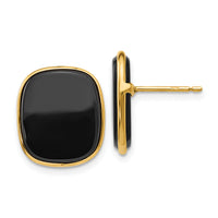 14k Black Onyx Earrings-XB26
