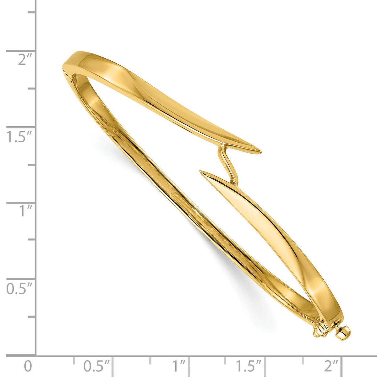 14k Hinged Bangle Bracelet Mounting-XB266