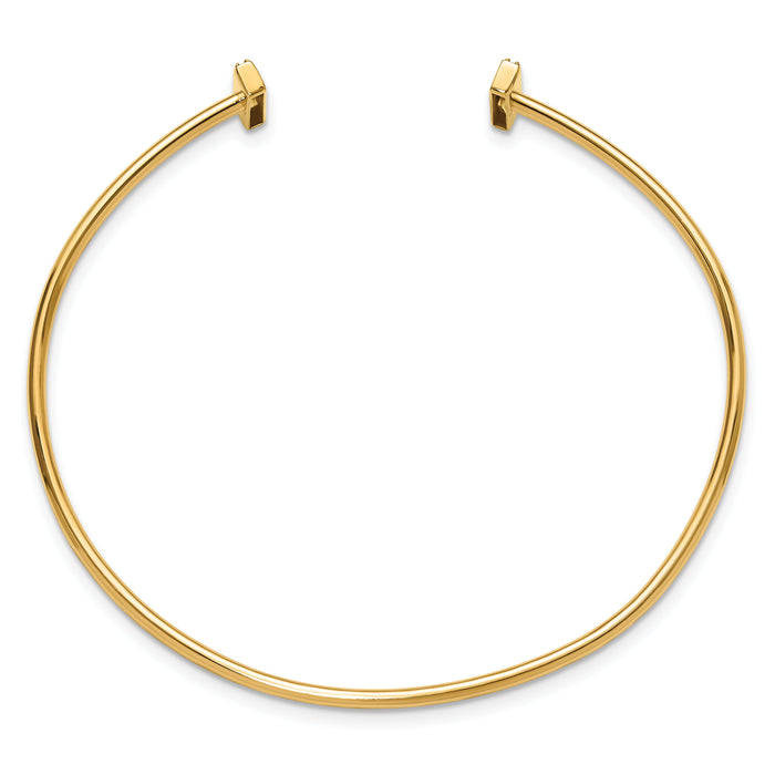 14k Bar w/Bangle Mounting-XB313
