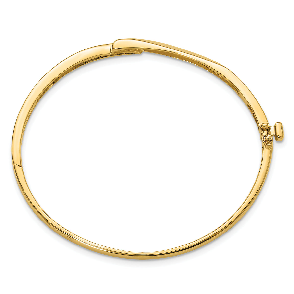 14k Hinged Bangle Bracelet Mounting-XB83