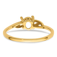 14ky Birthstone Ring Mounting-XBR130M