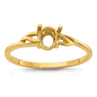 14ky Birthstone Ring Mounting-XBR130M