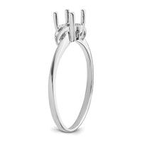 14k White Gold Birthstone Ring Mounting-XBR142M