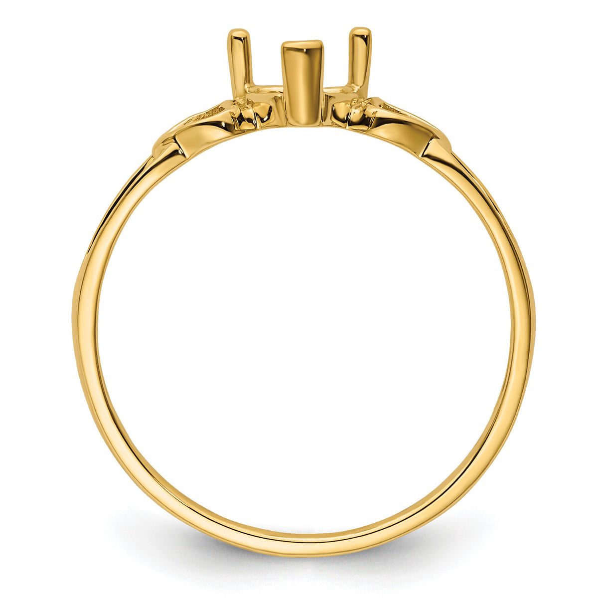 14k Birthstone Ring Mounting-XBR154M
