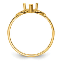 14k Birthstone Ring Mounting-XBR154M