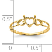 14k Birthstone Ring Mounting-XBR154M