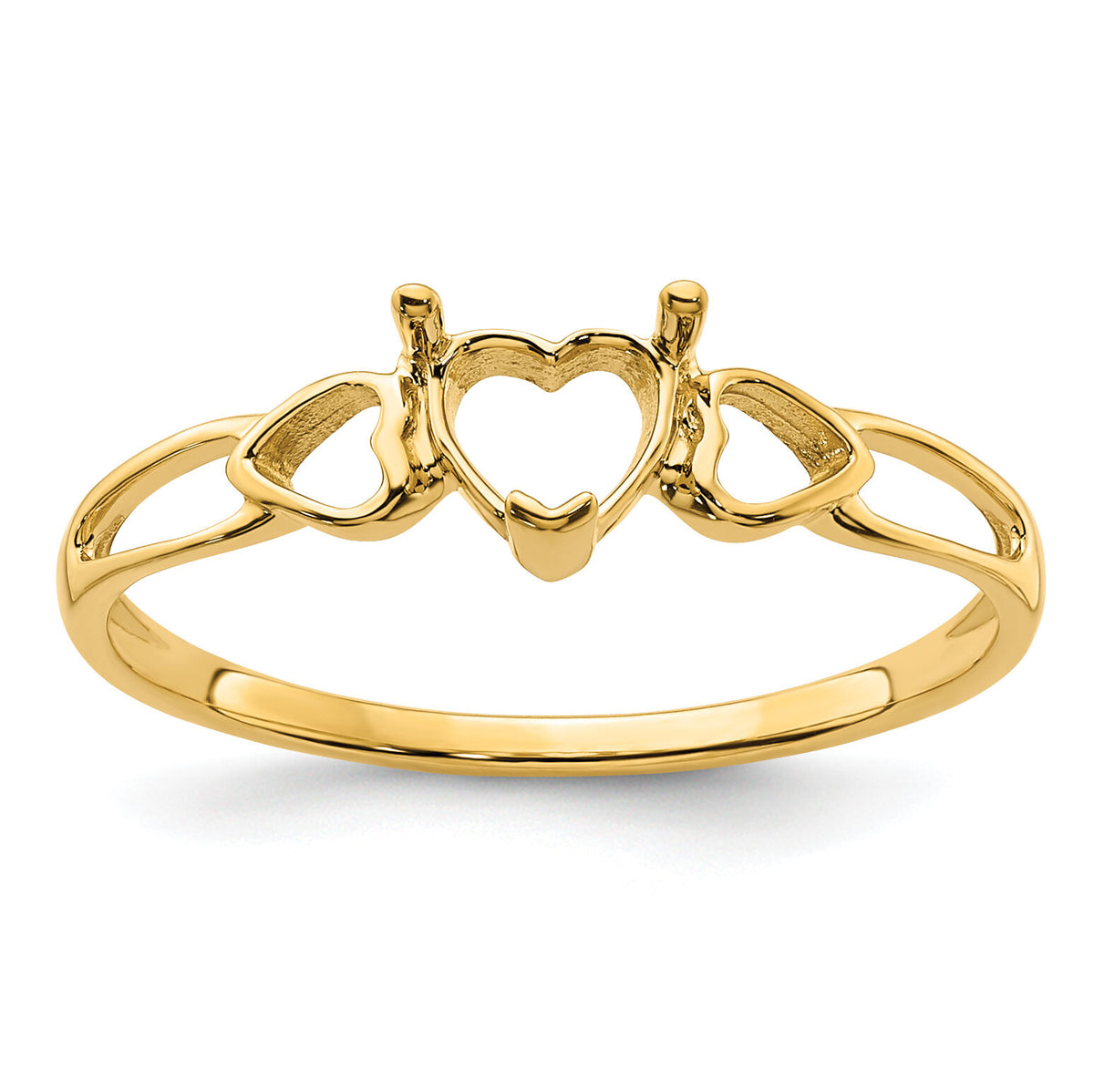 14k Birthstone Ring Mounting-XBR154M