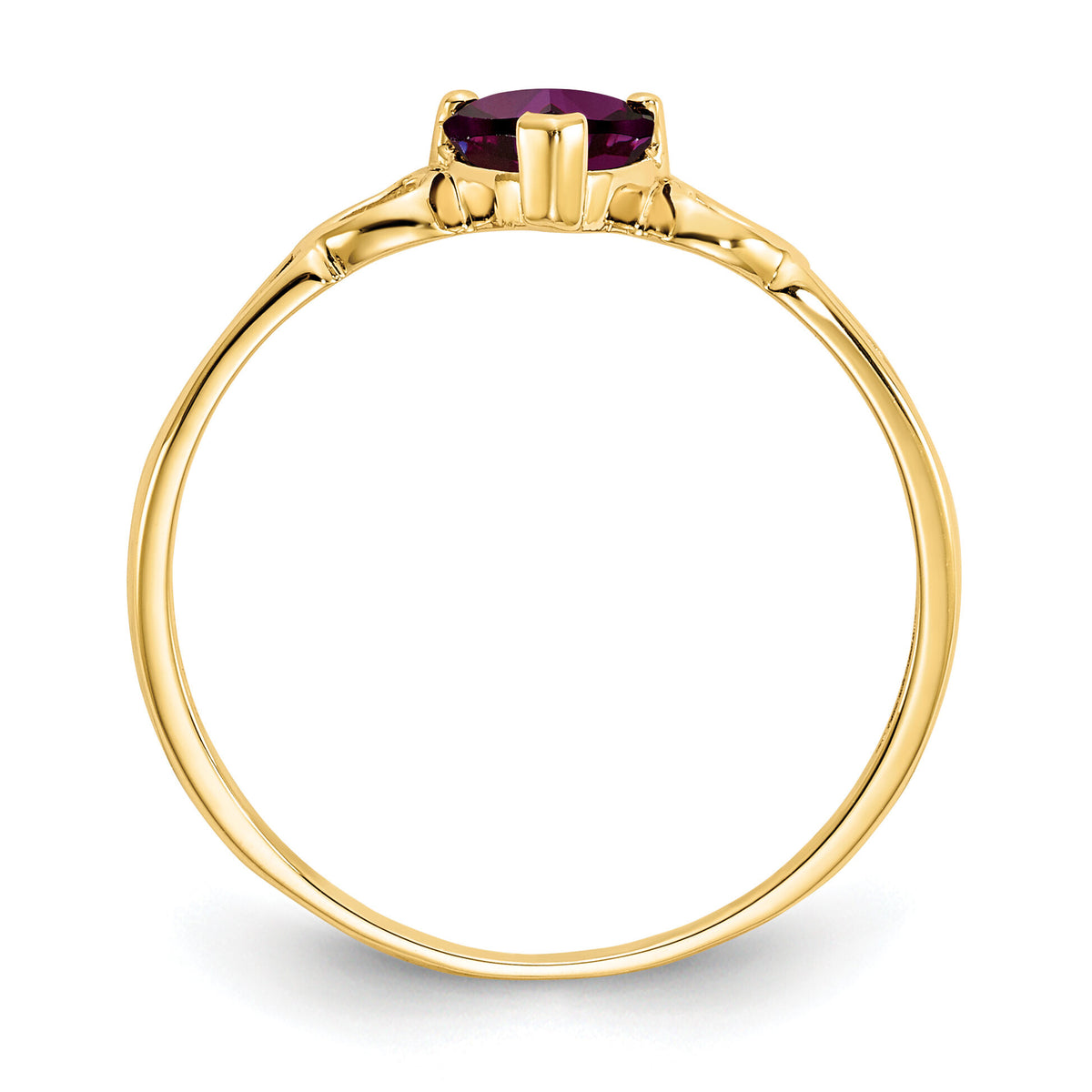 14k Rhodolite Garnet Birthstone Ring-XBR159