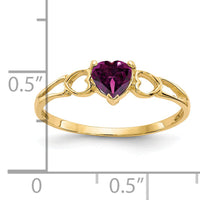 14k Rhodolite Garnet Birthstone Ring-XBR159