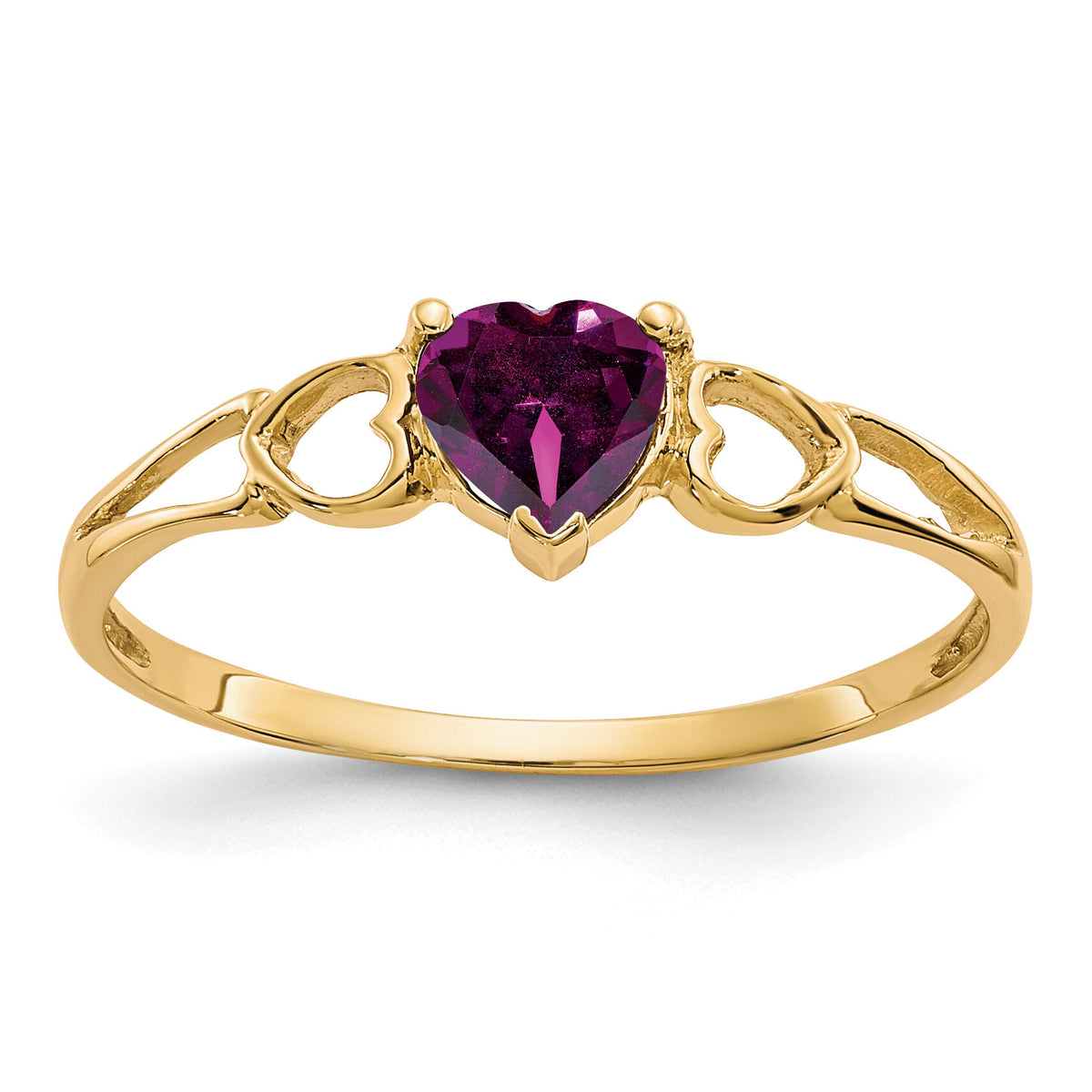 14k Rhodolite Garnet Birthstone Ring-XBR159
