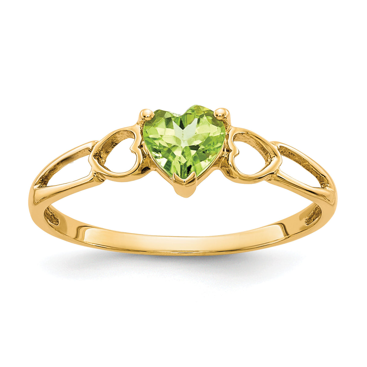 14k Peridot Birthstone Ring-XBR161