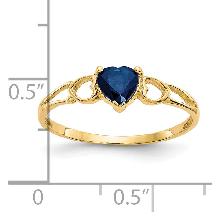 14k Sapphire Birthstone Ring-XBR162