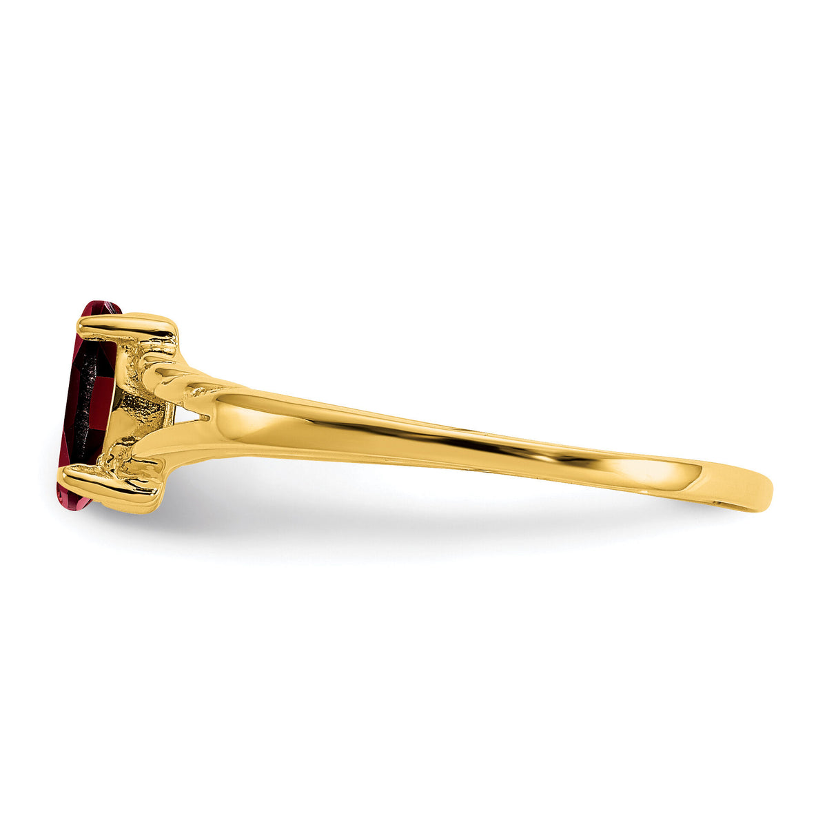 14k Garnet Birthstone Ring-XBR178