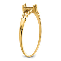 14k Birthstone Ring Mounting-XBR178M