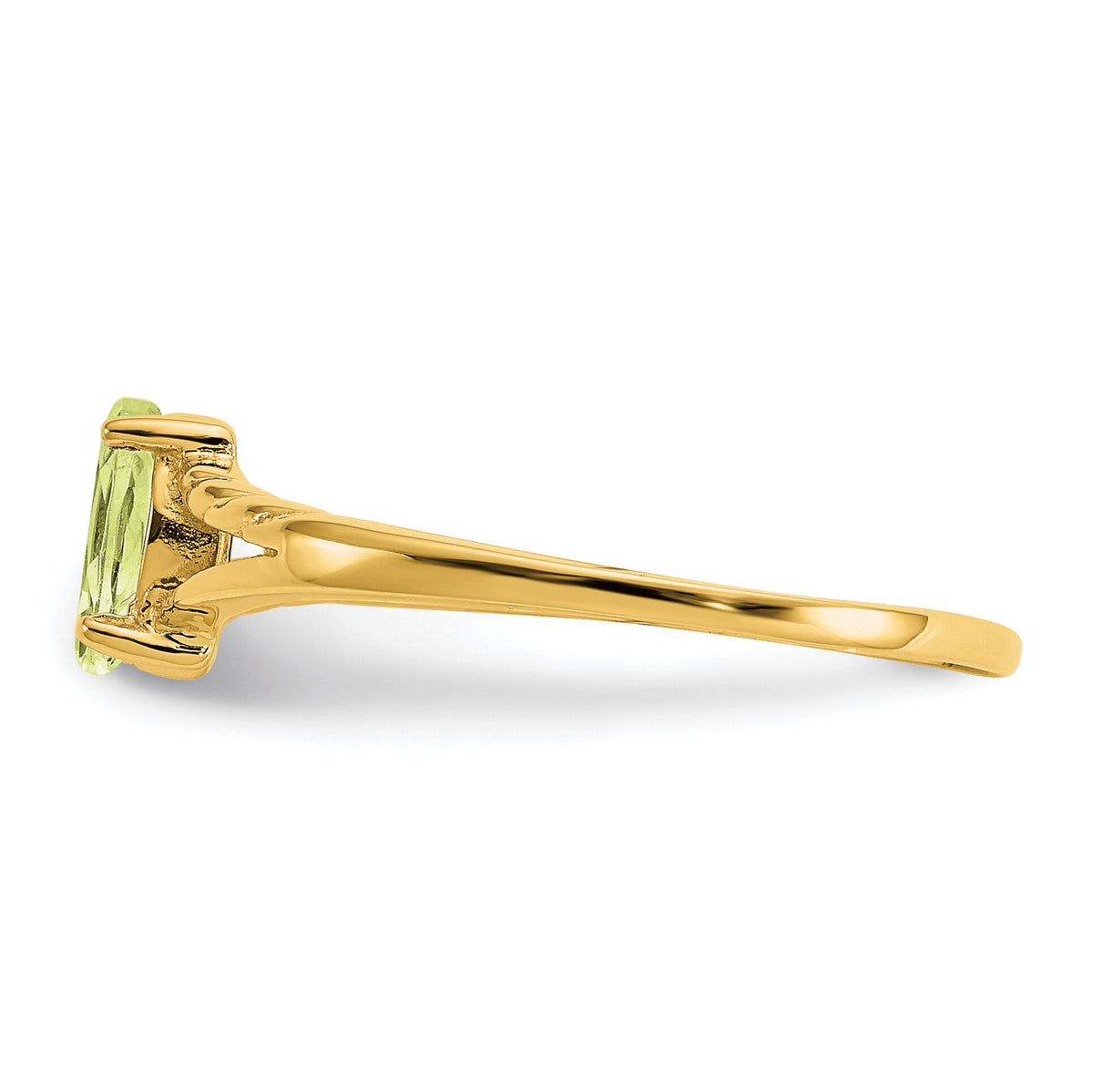 14k Peridot Birthstone Ring-XBR185
