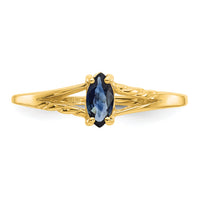 14k Sapphire Birthstone Ring-XBR186