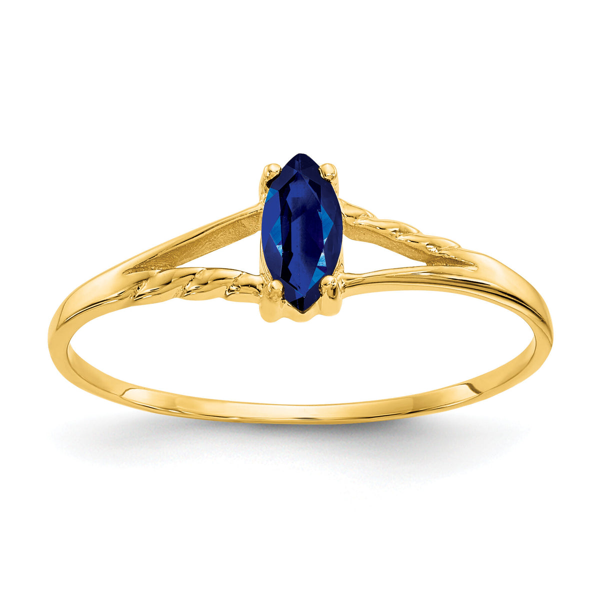 14k Sapphire Birthstone Ring-XBR186