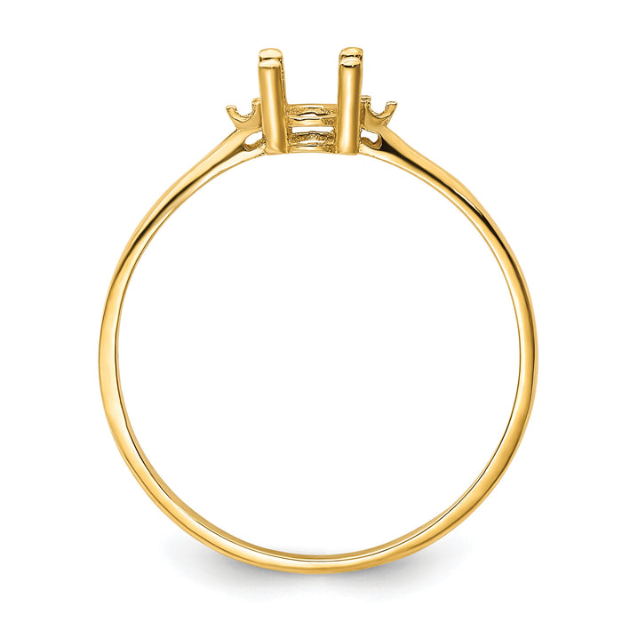 14k Birthstone Ring Mounting-XBR202M