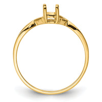 14k Birthstone Ring Mounting-XBR226M