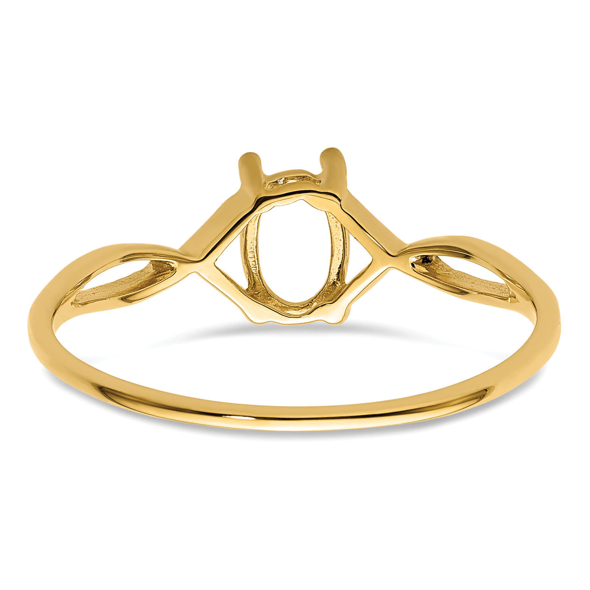 14k Birthstone Ring Mounting-XBR226M